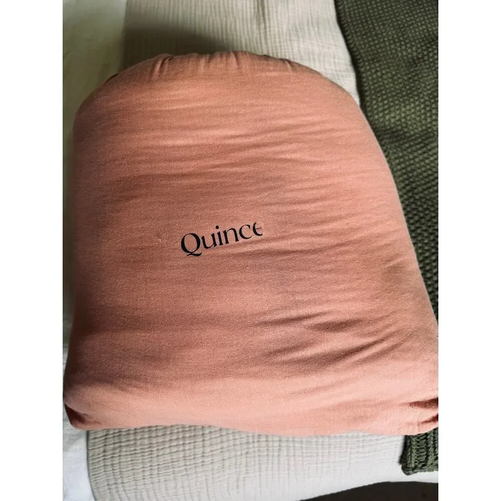 QUINCE Organic Cotton Gauze Duvet Cover Set King/Cal King in SEDONA
